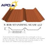 SRIB STANDING SEAM 457